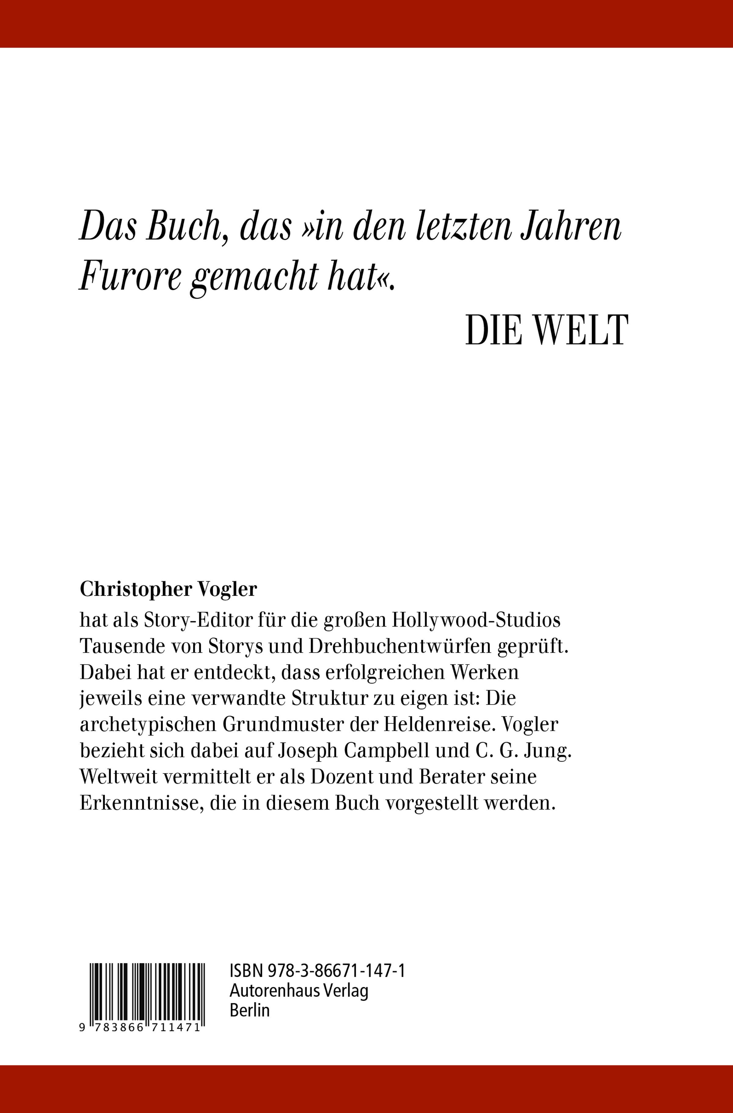 Rückseitencover Die Odyssee der Drehbuchschreiber, Romanautoren und Dramatiker