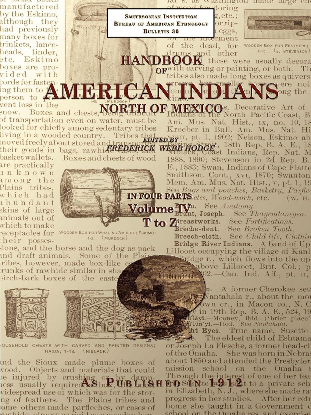 Vorderes Coverbild Handbook of American Indians North of Mexico V. 4/4