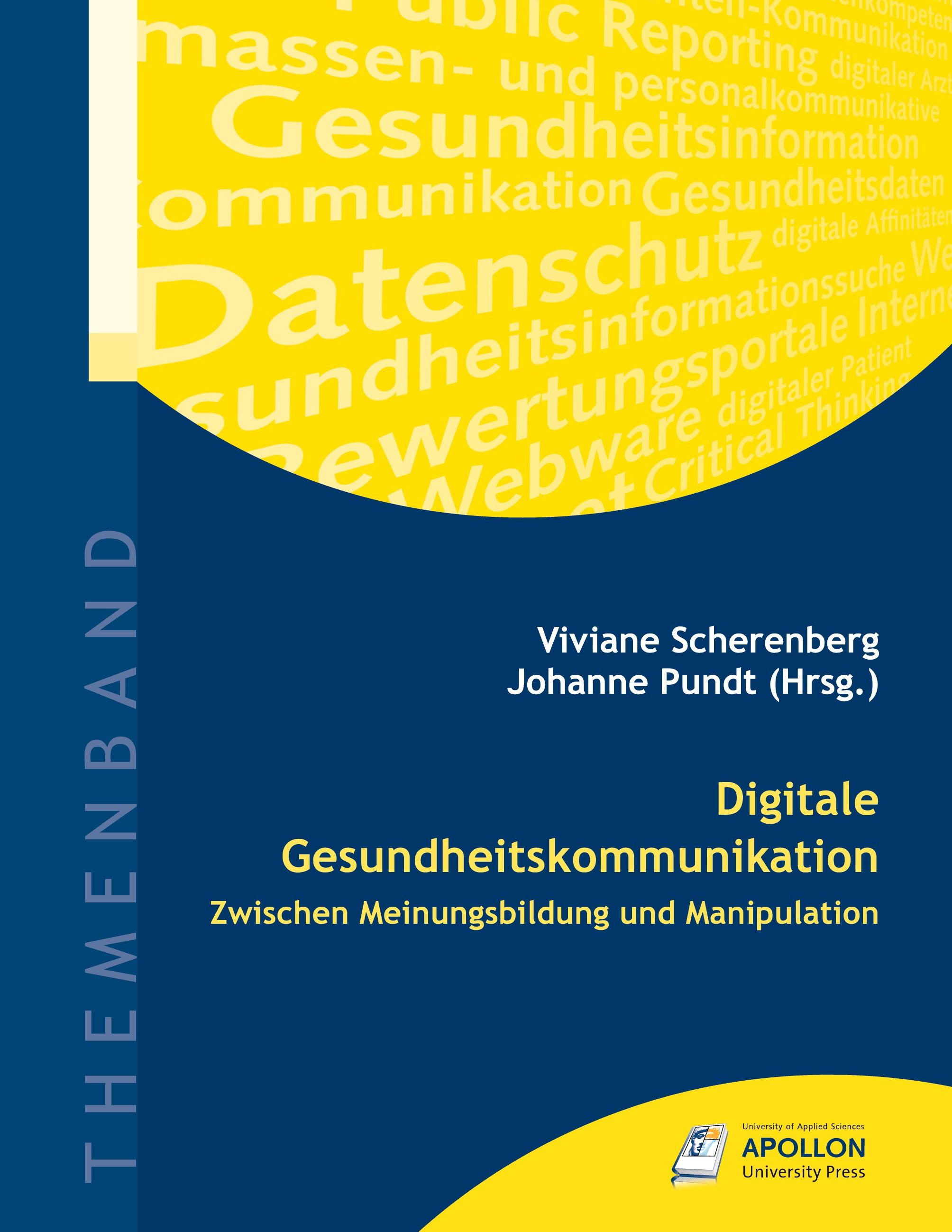 Vorderes Coverbild Digitale Gesundheitskommunikation