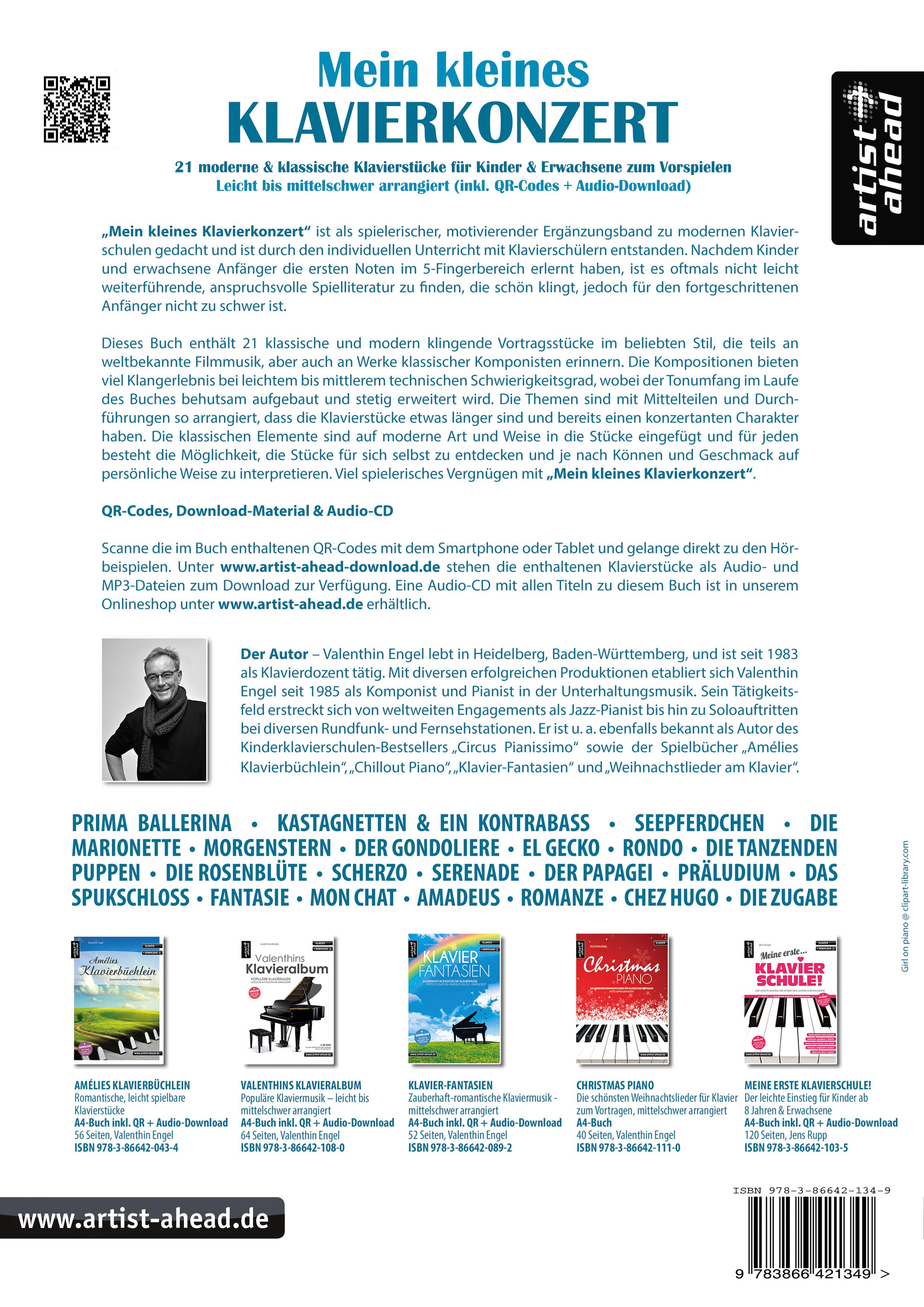 Rückseitencover Mein kleines Klavierkonzert