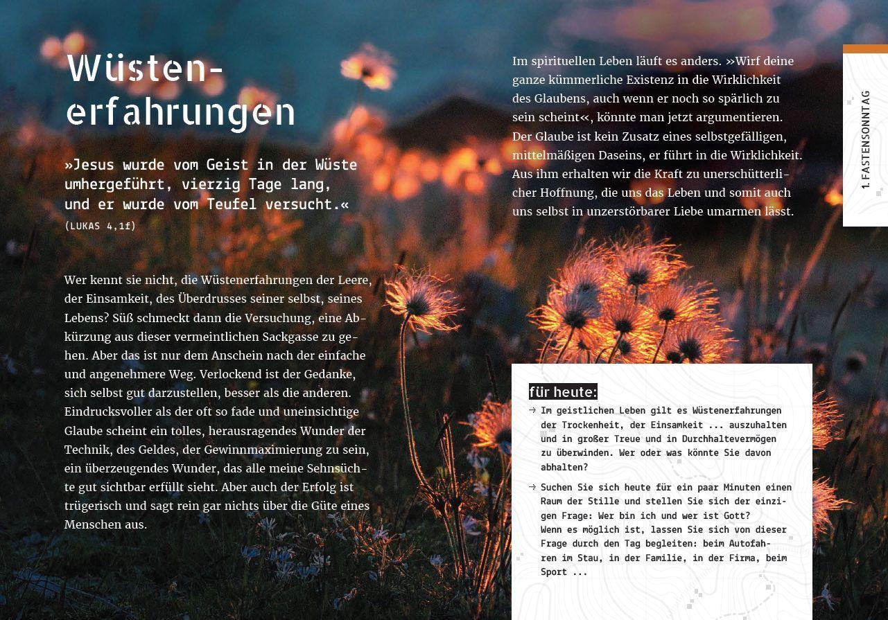 Beispielinhalt (Bild) Männersache Fastenzeit