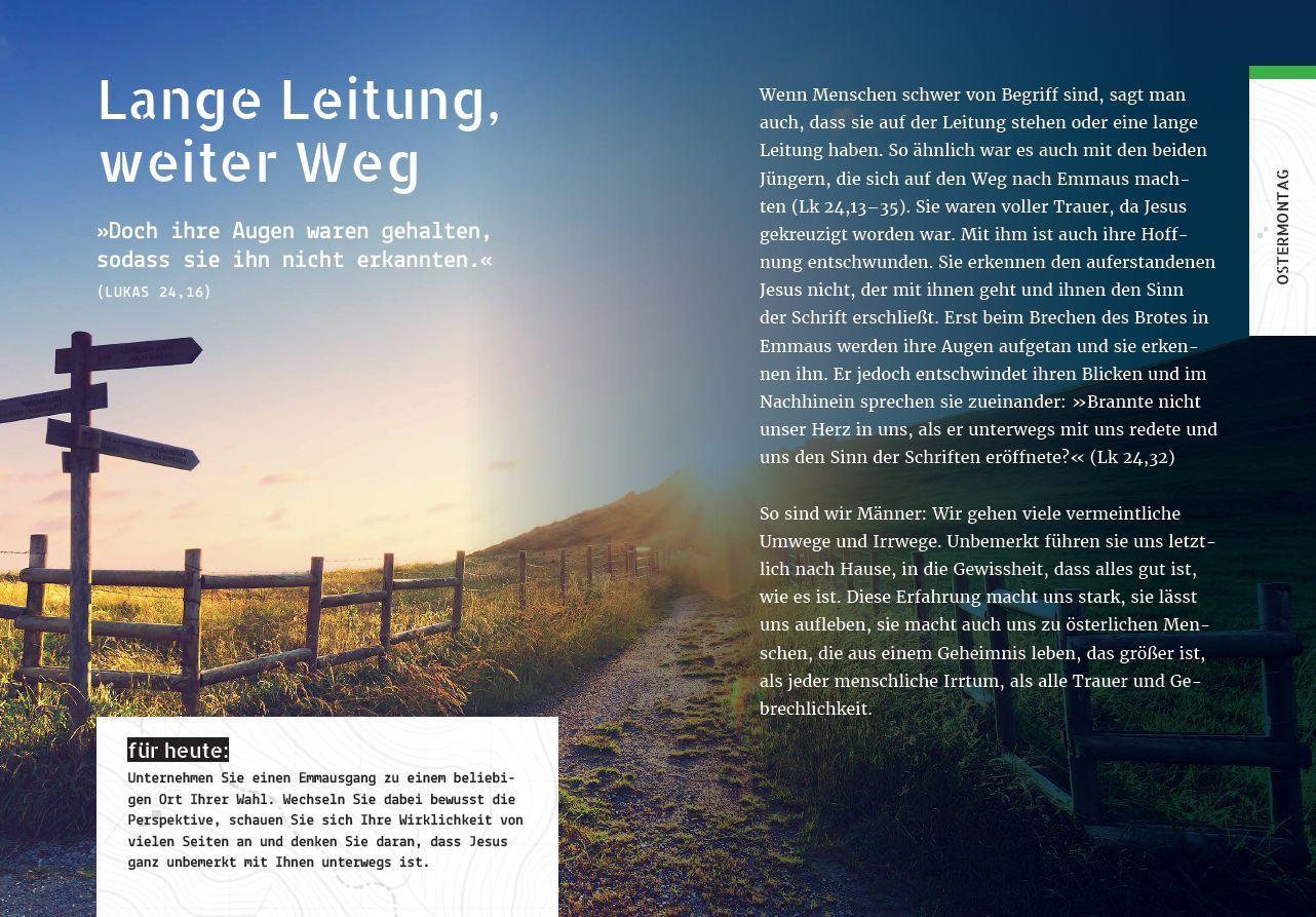 Beispielinhalt (Bild) Männersache Fastenzeit