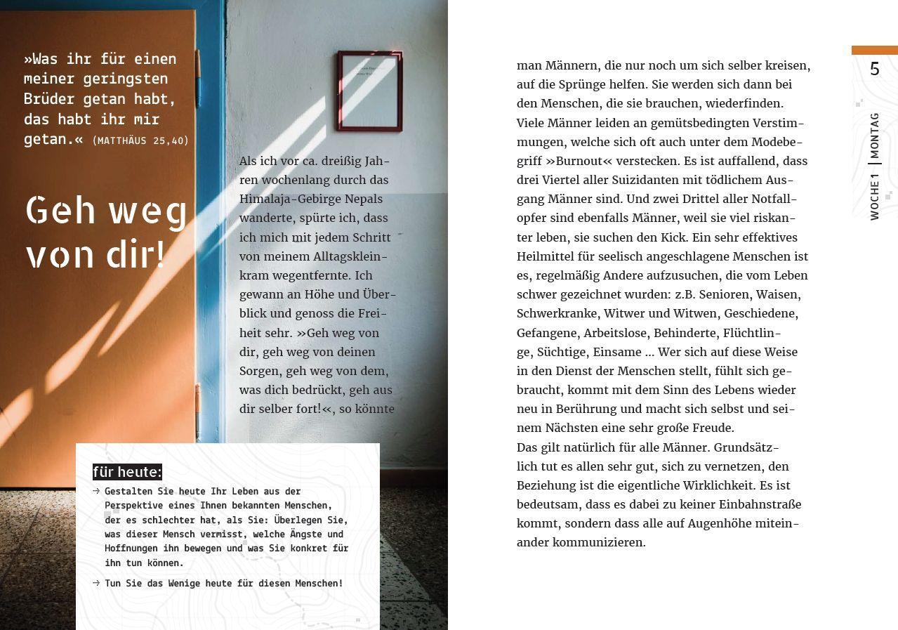 Beispielinhalt (Bild) Männersache Fastenzeit