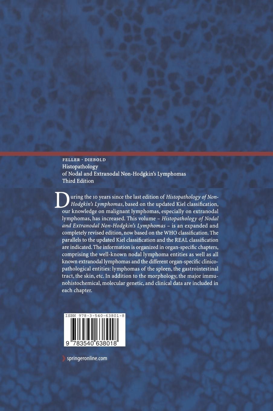 Rückseitencover Histopathology of Nodal and Extranodal Non-Hodgkin's Lymphomas