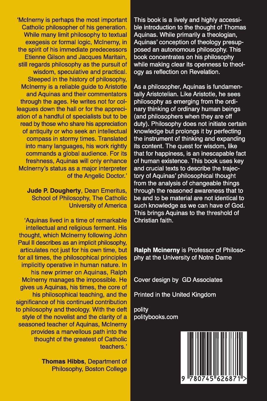 Rückseitencover Aquinas