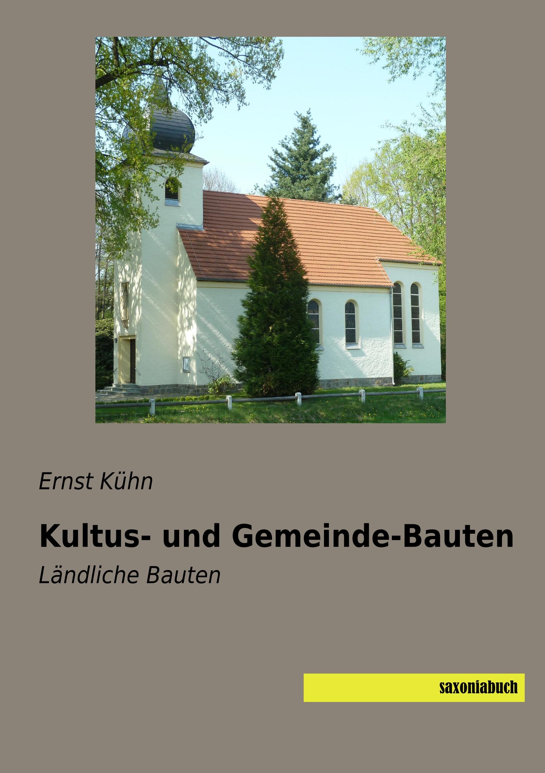 Vorderes Coverbild Kultus- und Gemeinde-Bauten