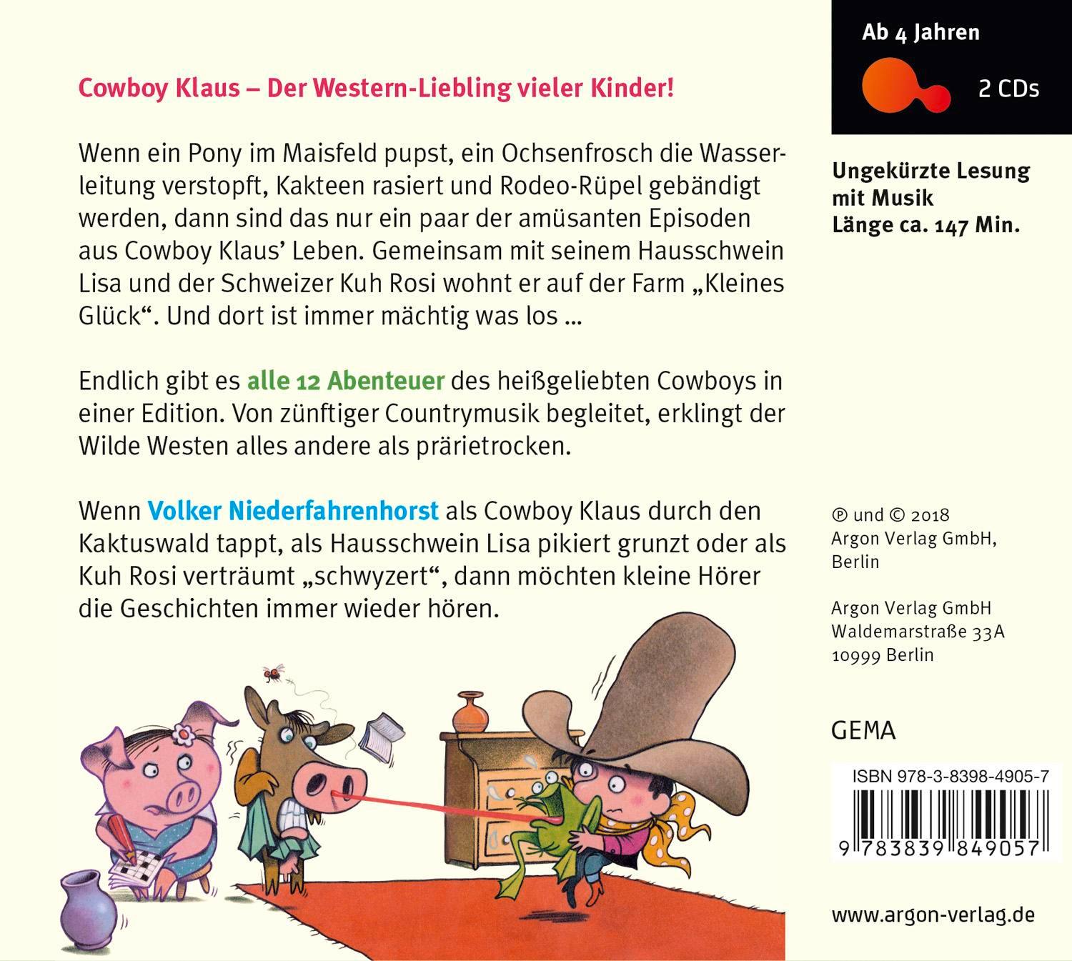 Rückseitencover Der Cowboy Klaus Geschichtenschatz
