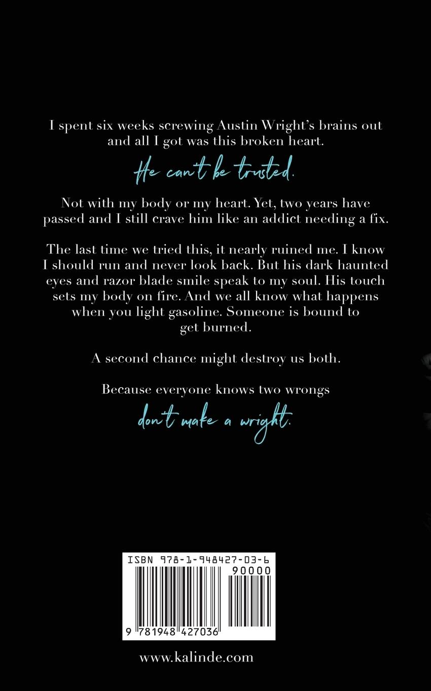 Rückseitencover The Wright Mistake