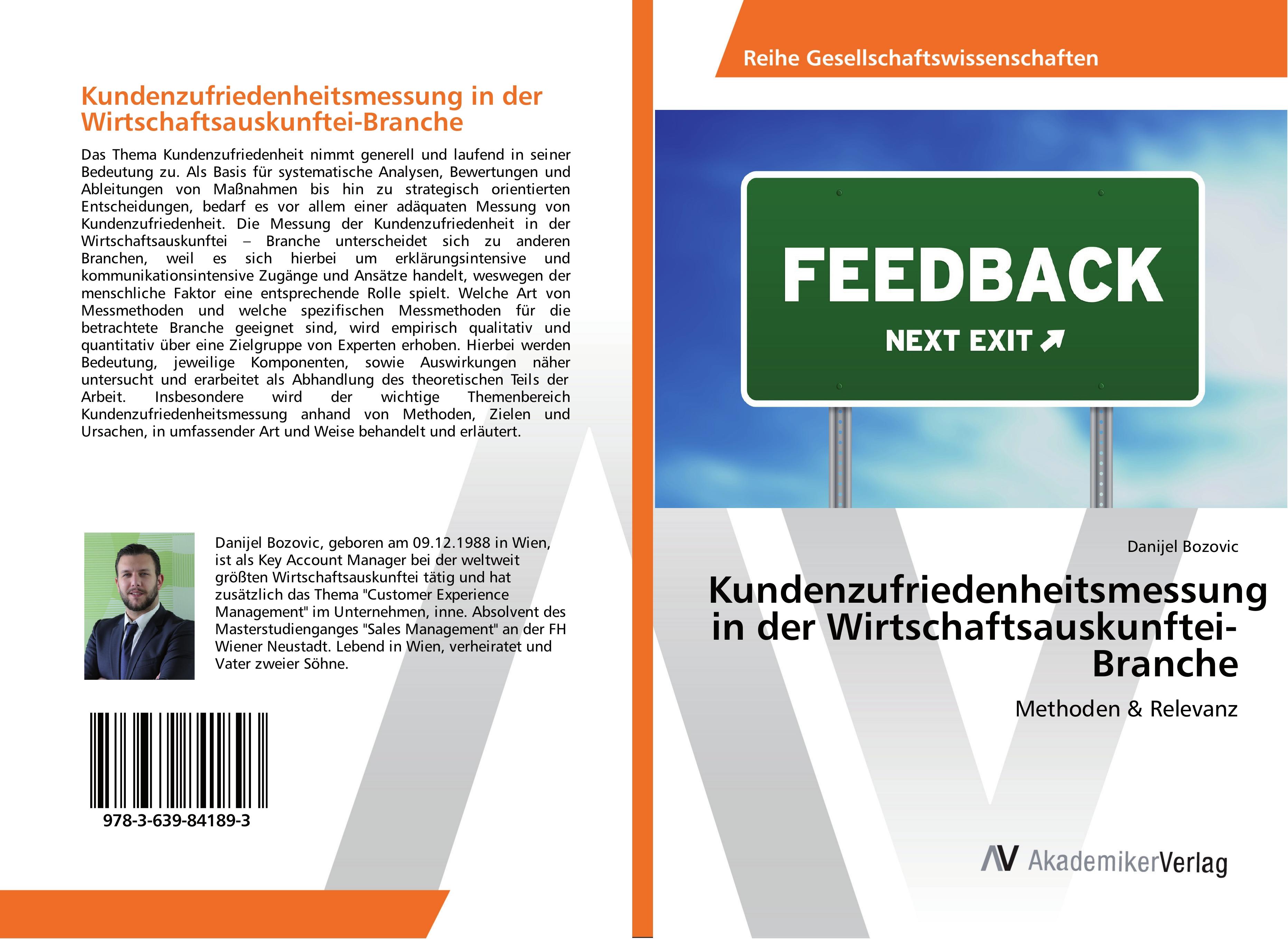 Vorderes Coverbild Kundenzufriedenheitsmessung in der Wirtschaftsauskunftei-Branche