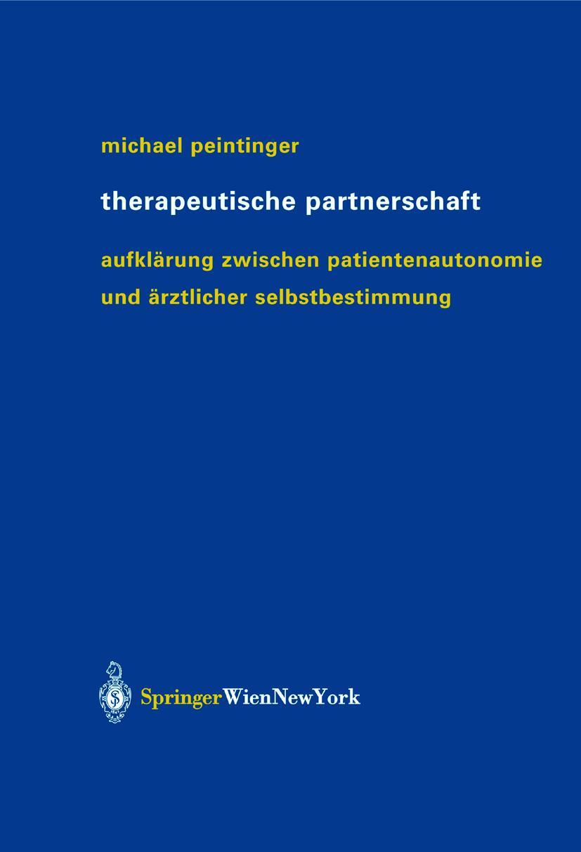 Vorderes Coverbild Therapeutische Partnerschaft