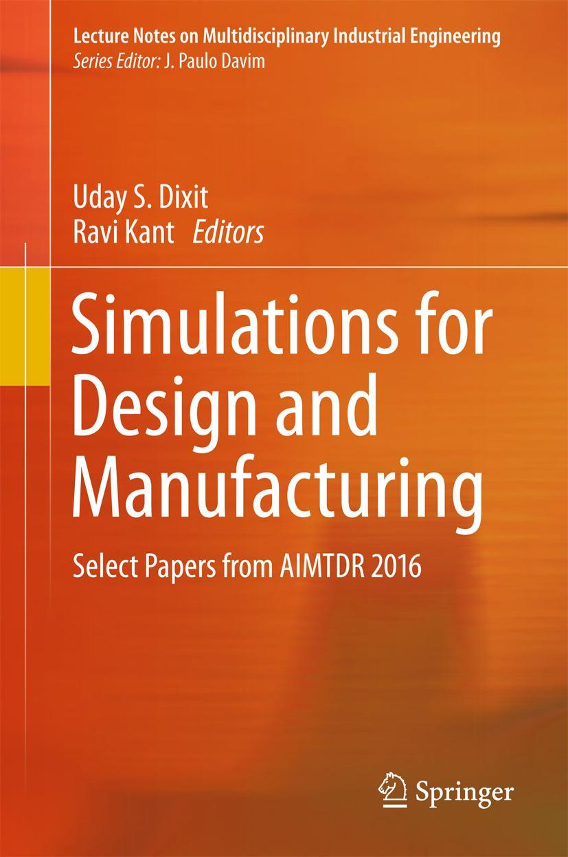 Vorderes Coverbild Simulations for Design and Manufacturing