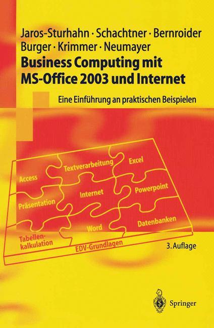 Vorderes Coverbild Business Computing mit MS-Office 2003 und Internet