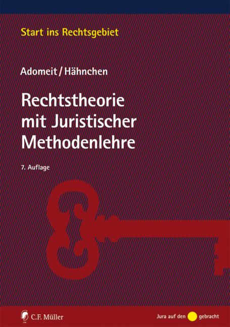 Vorderes Coverbild Rechtstheorie mit Juristischer Methodenlehre