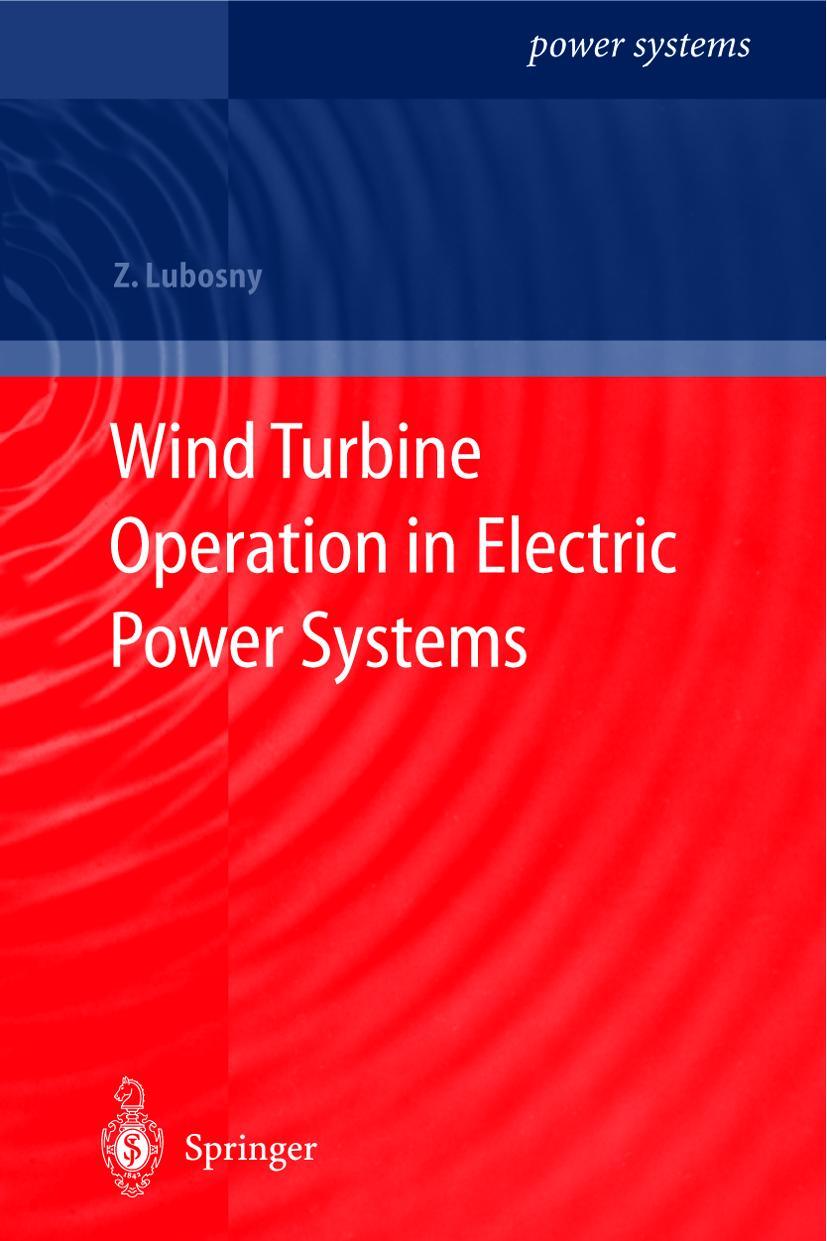 Vorderes Coverbild Wind Turbine Operation in Electric Power Systems