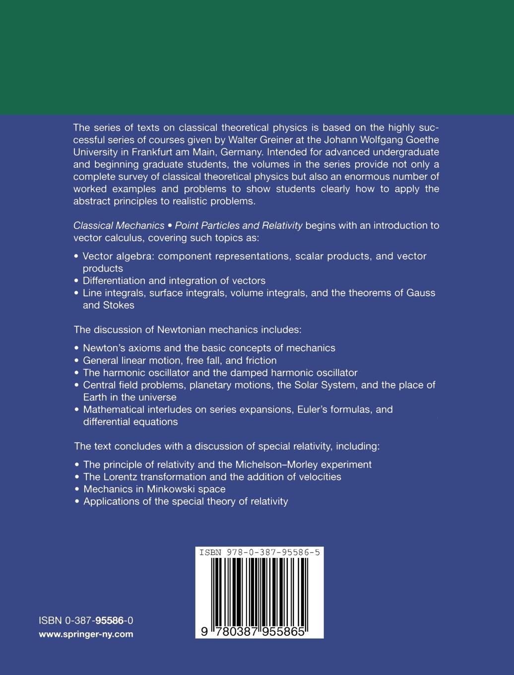 Rückseitencover Classical Mechanics