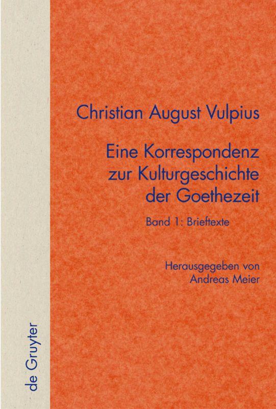 Vorderes Coverbild Band 1: Brieftexte. Band 2: Kommentar