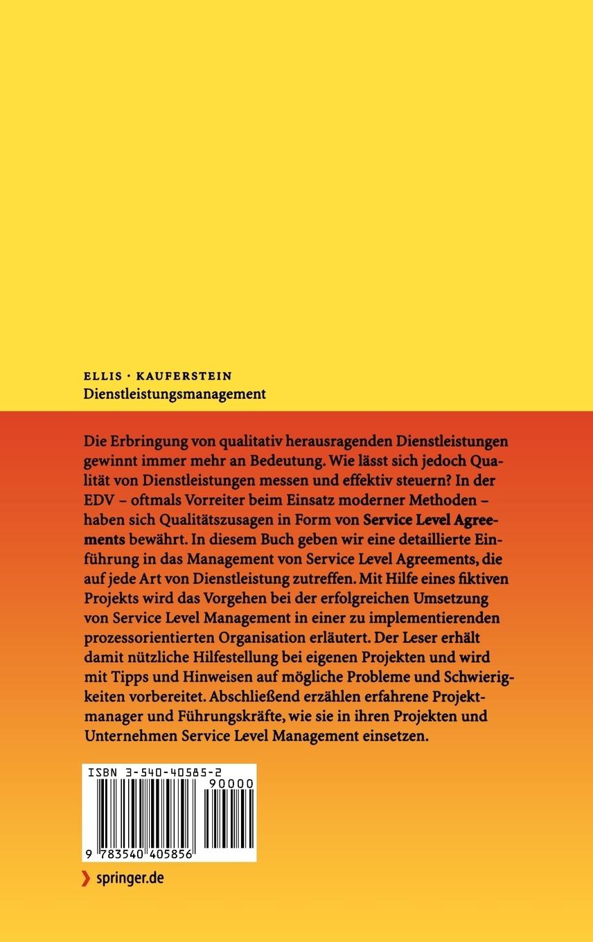 Rückseitencover Dienstleistungsmanagement