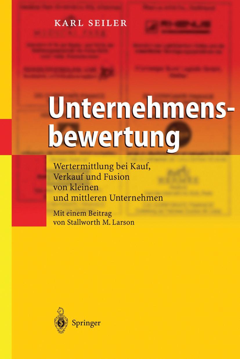 Vorderes Coverbild Unternehmensbewertung