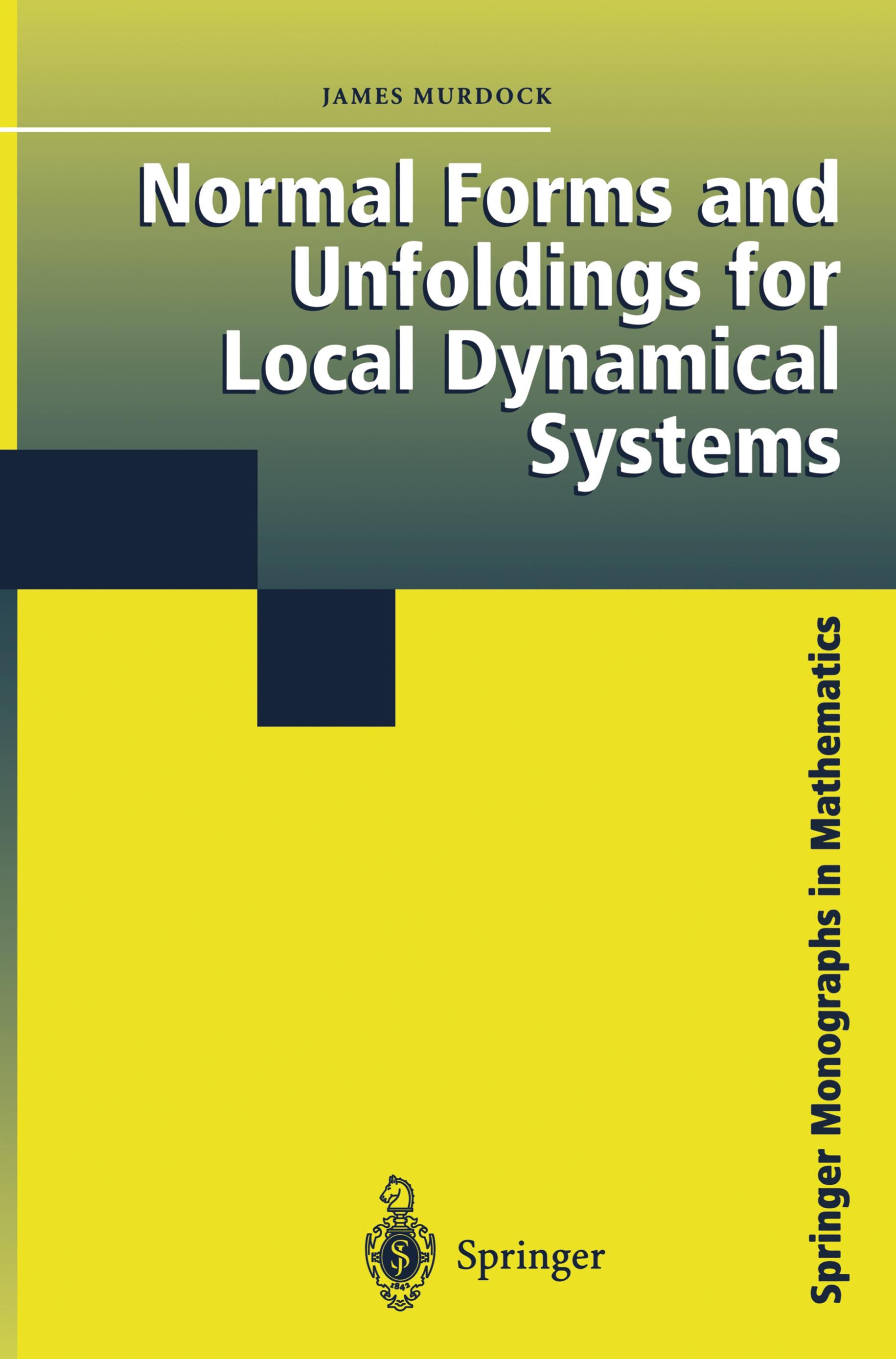 Vorderes Coverbild Normal Forms and Unfoldings for Local Dynamical Systems