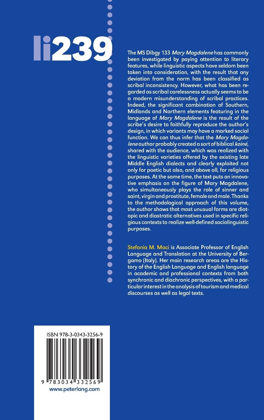 Rückseitencover The MS Digby 133 'Mary Magdalene'