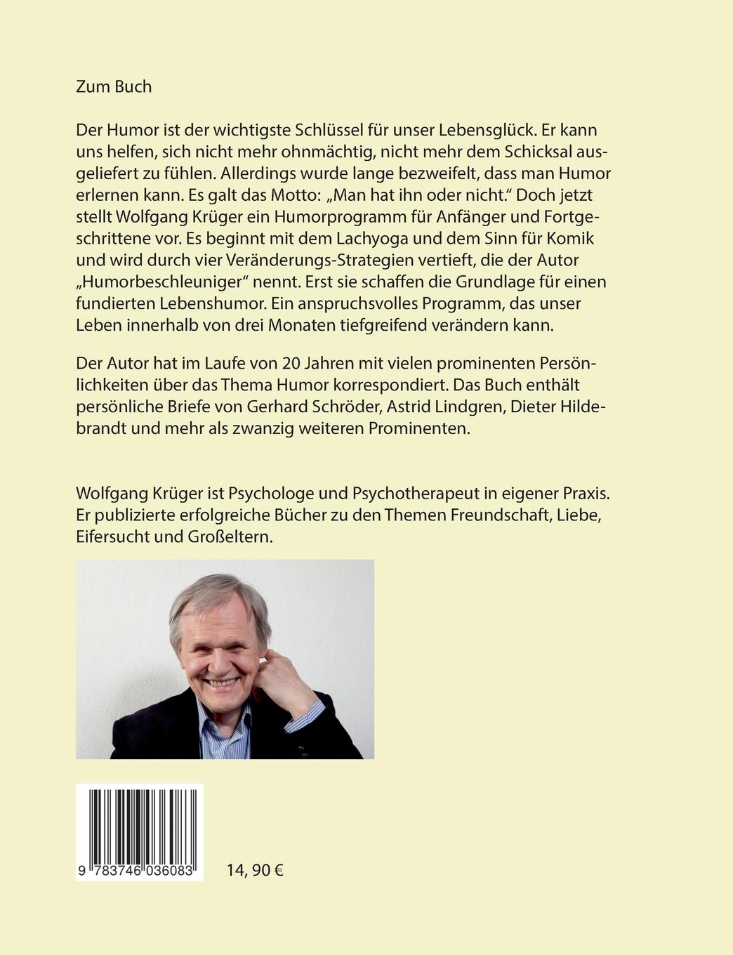 Rückseitencover Humor für Anfänger und Fortgeschrittene