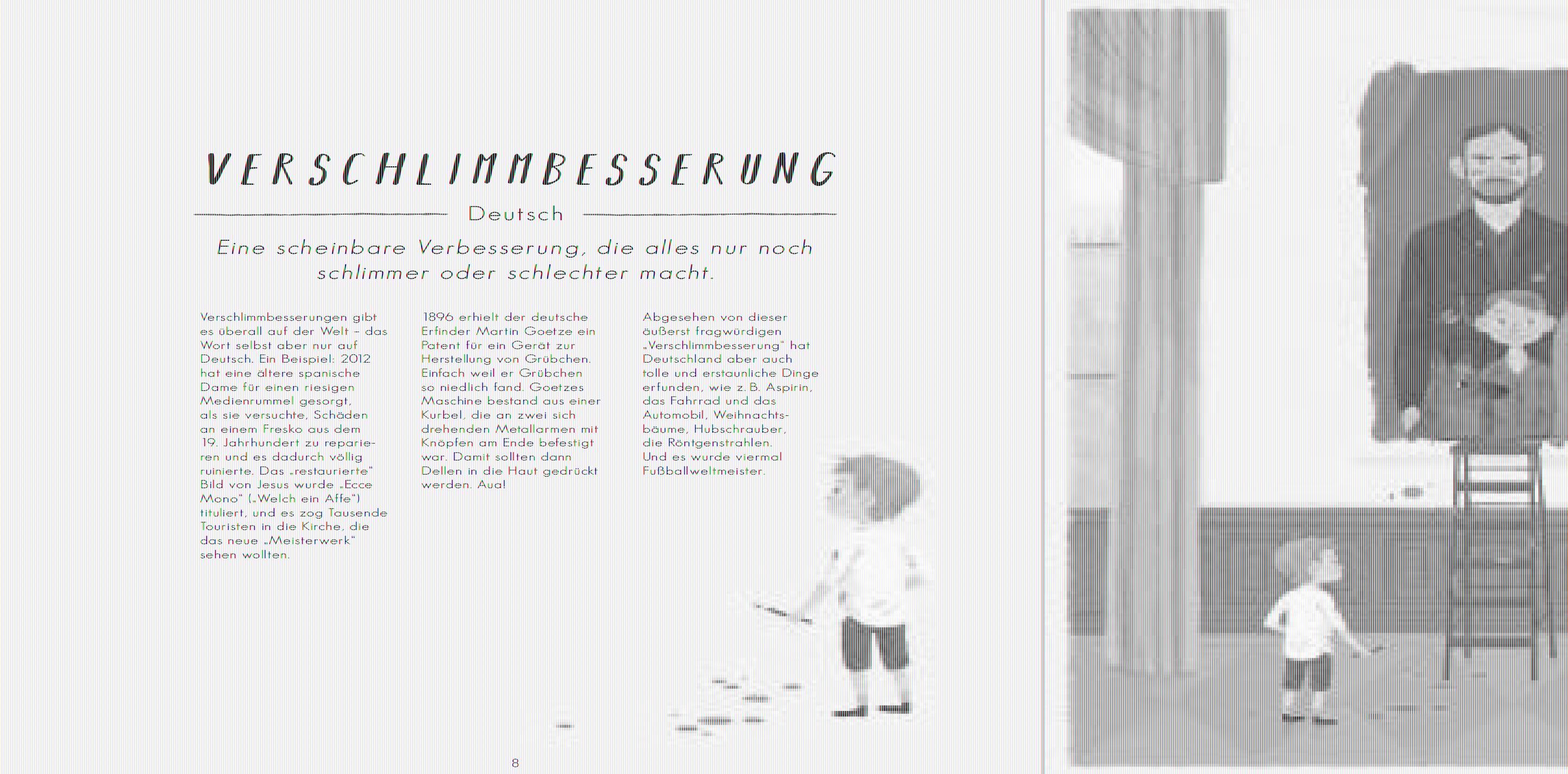 Beispielinhalt (Bild) Total verrückte Wörter