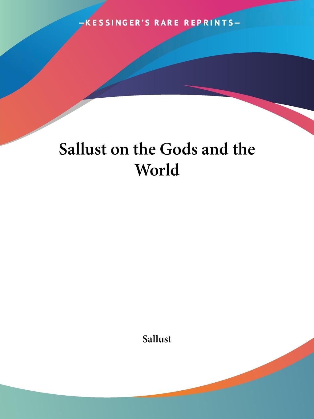 Vorderes Coverbild Sallust on the Gods and the World
