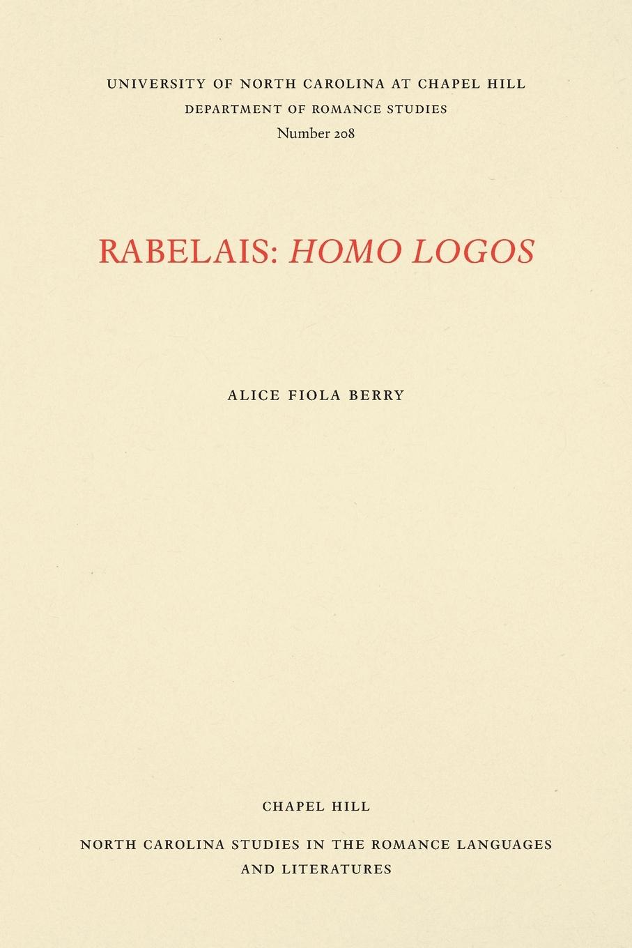 Vorderes Coverbild Rabelais