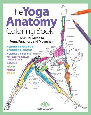 Vorderes Coverbild Yoga Anatomy Coloring Book