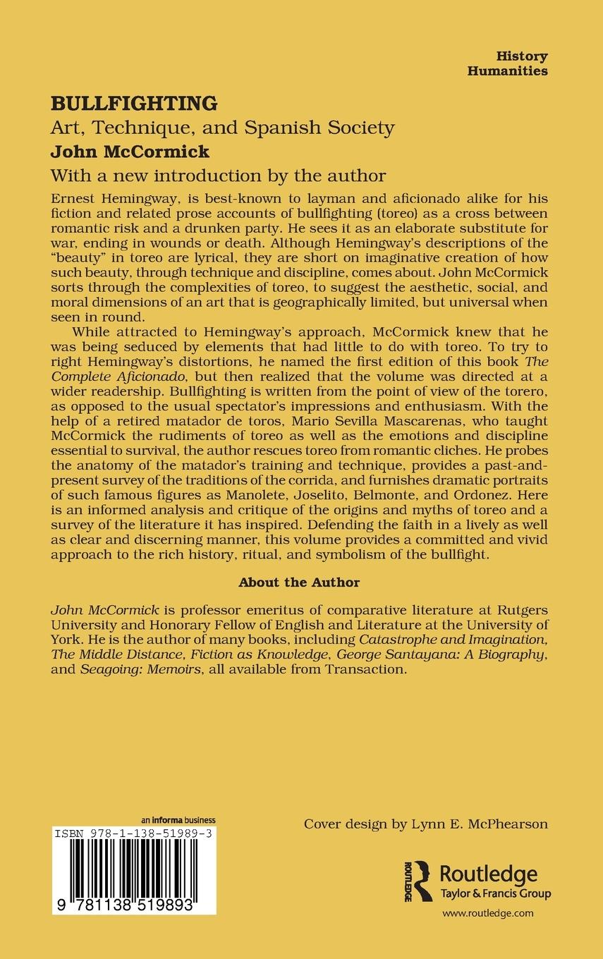 Rückseitencover Bullfighting