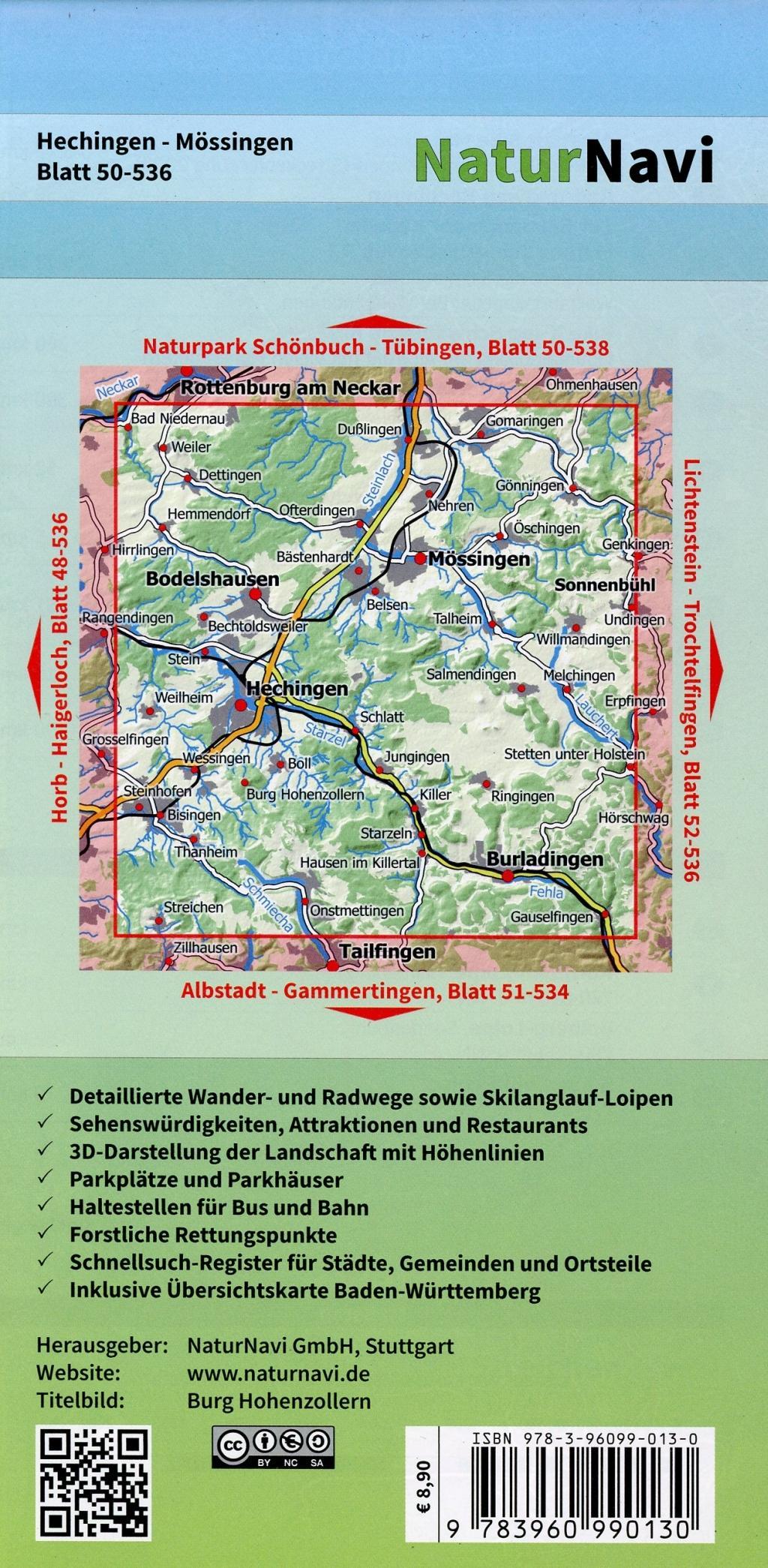Beispielinhalt (Bild) Hechingen - Mössingen 1 : 25 000, Blatt 50-536