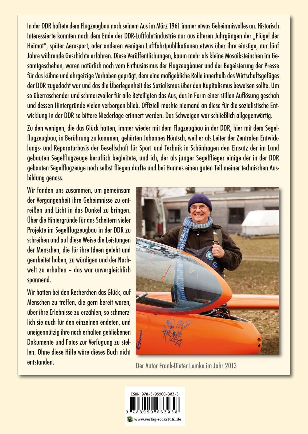 Beispielinhalt (Bild) Segelflugzeugbau in der DDR