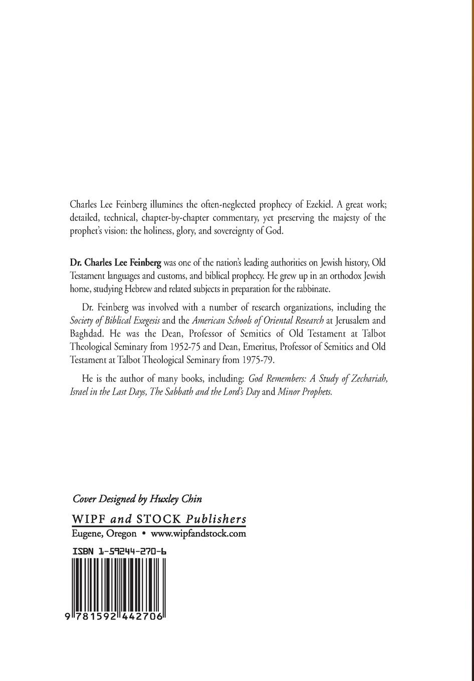 Rückseitencover The Prophecy of Ezekiel