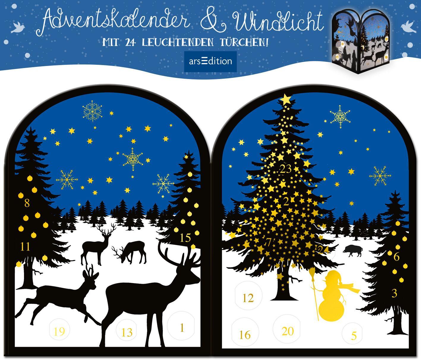 Vorderes Coverbild Teelichthäuschen Winternacht