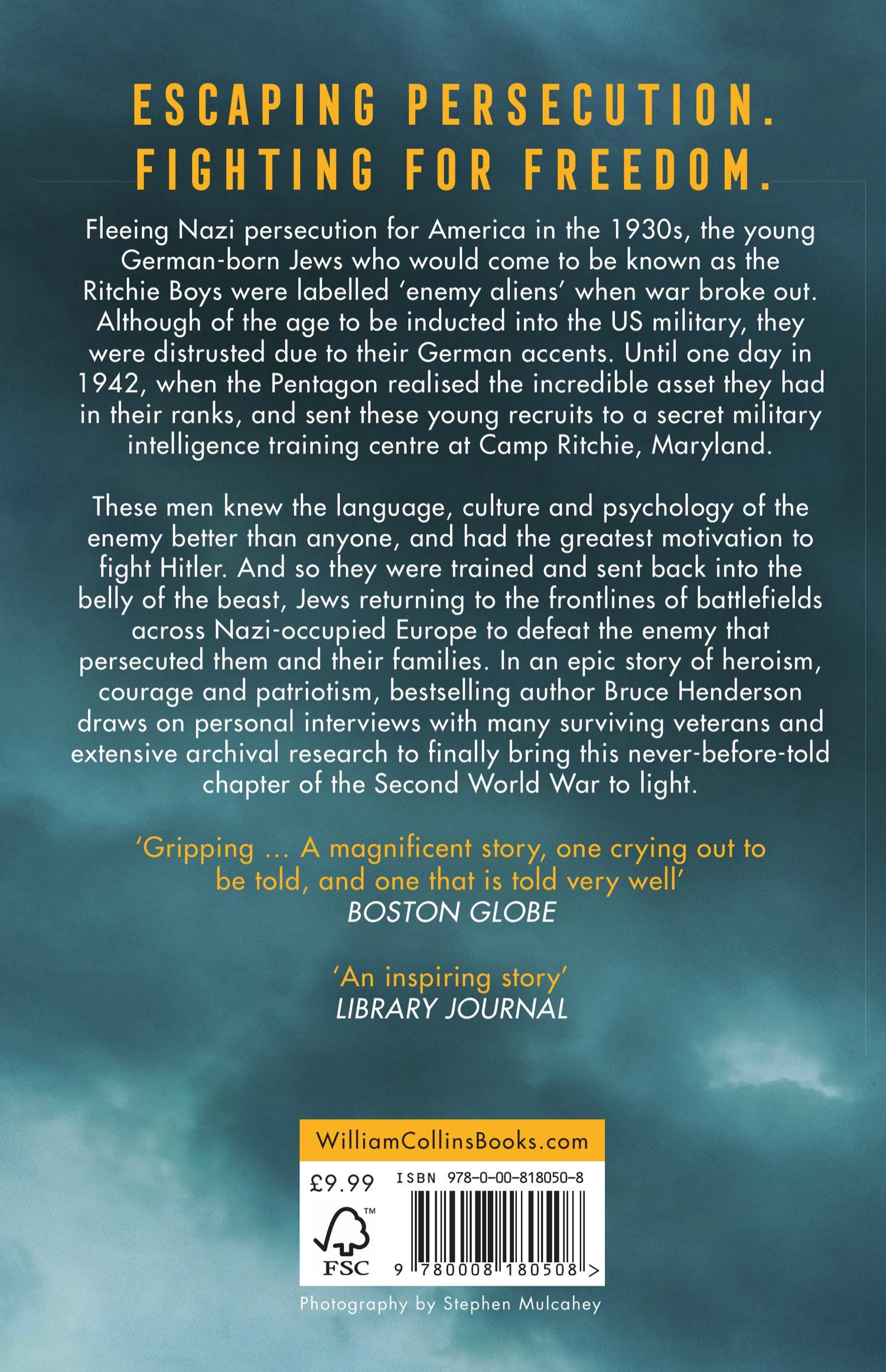 Rückseitencover The Ritchie Boys