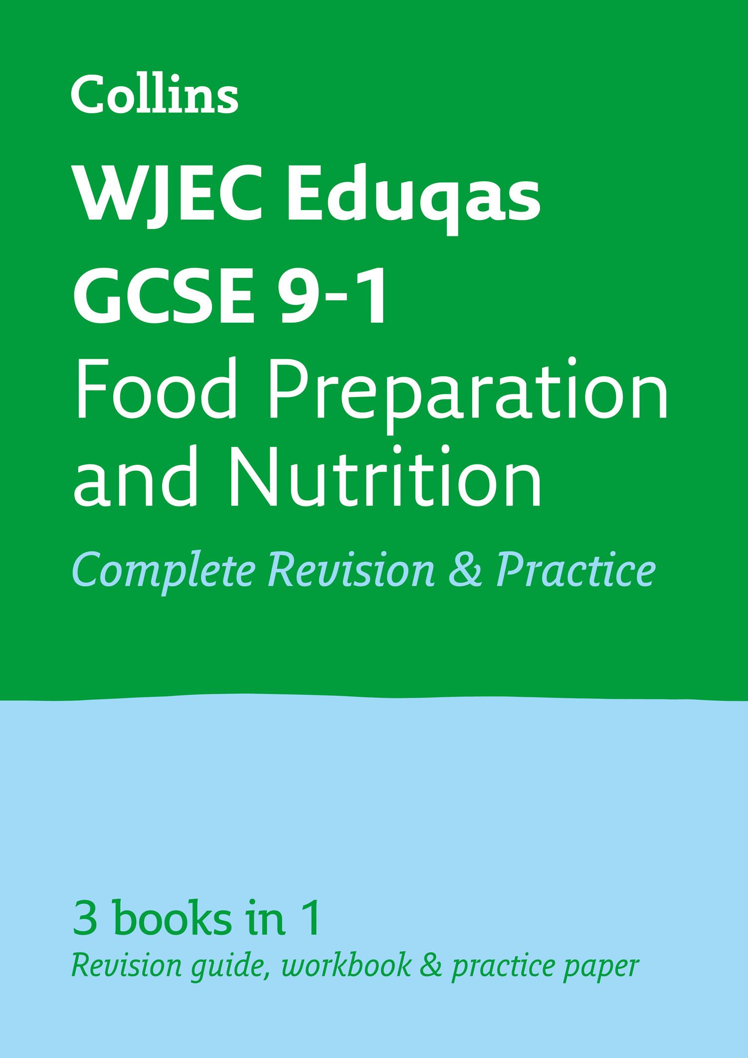 Vorderes Coverbild WJEC Eduqas GCSE 9-1 Food Preparation and Nutrition All-in-One Complete Revision and Practice