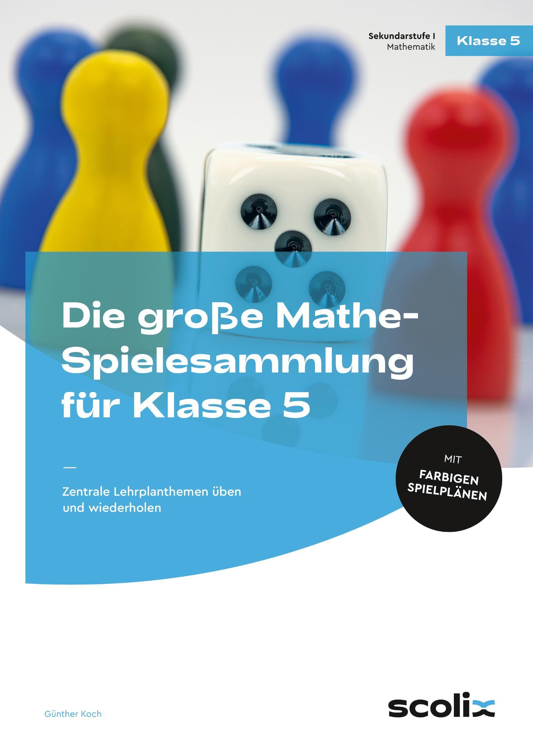 Vorderes Coverbild Die große Mathe-Spielesammlung für Klasse 5