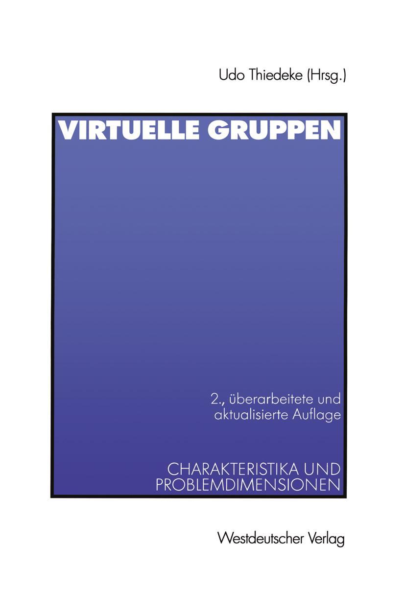 Vorderes Coverbild Virtuelle Gruppen