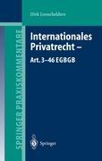 Vorderes Coverbild Internationales Privatrecht - Art. 3-46 EGBGB