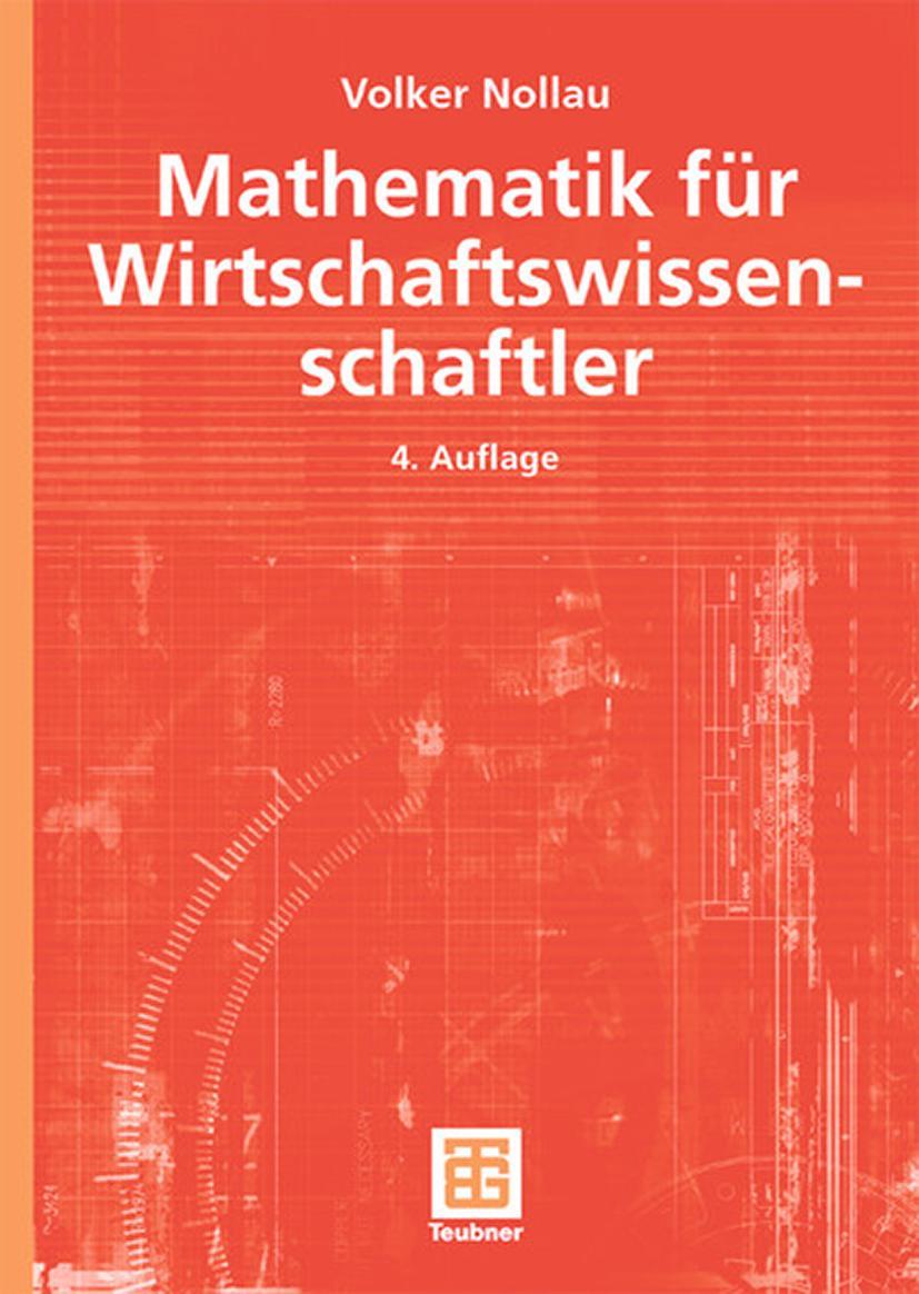 Vorderes Coverbild Mathematik für Wirtschaftswissenschaftler