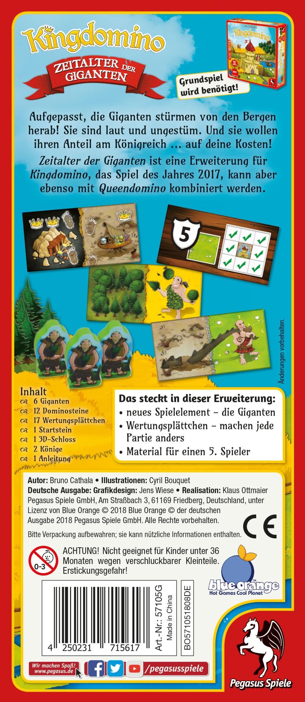 Beispielinhalt (Bild) Kingdomino Erweiterung (AT)