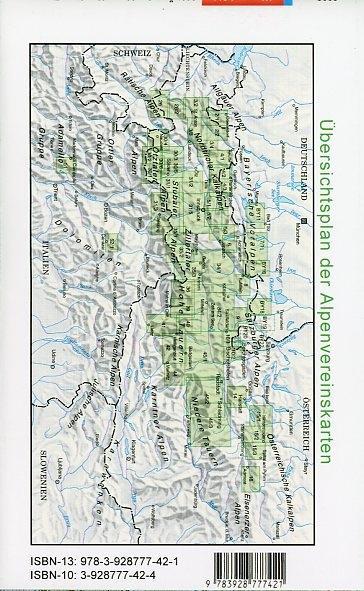 Beispielinhalt (Bild) DAV Alpenvereinskarte 30/4 Ötztaler Alpen - Nauderer Berge 1 : 25 000