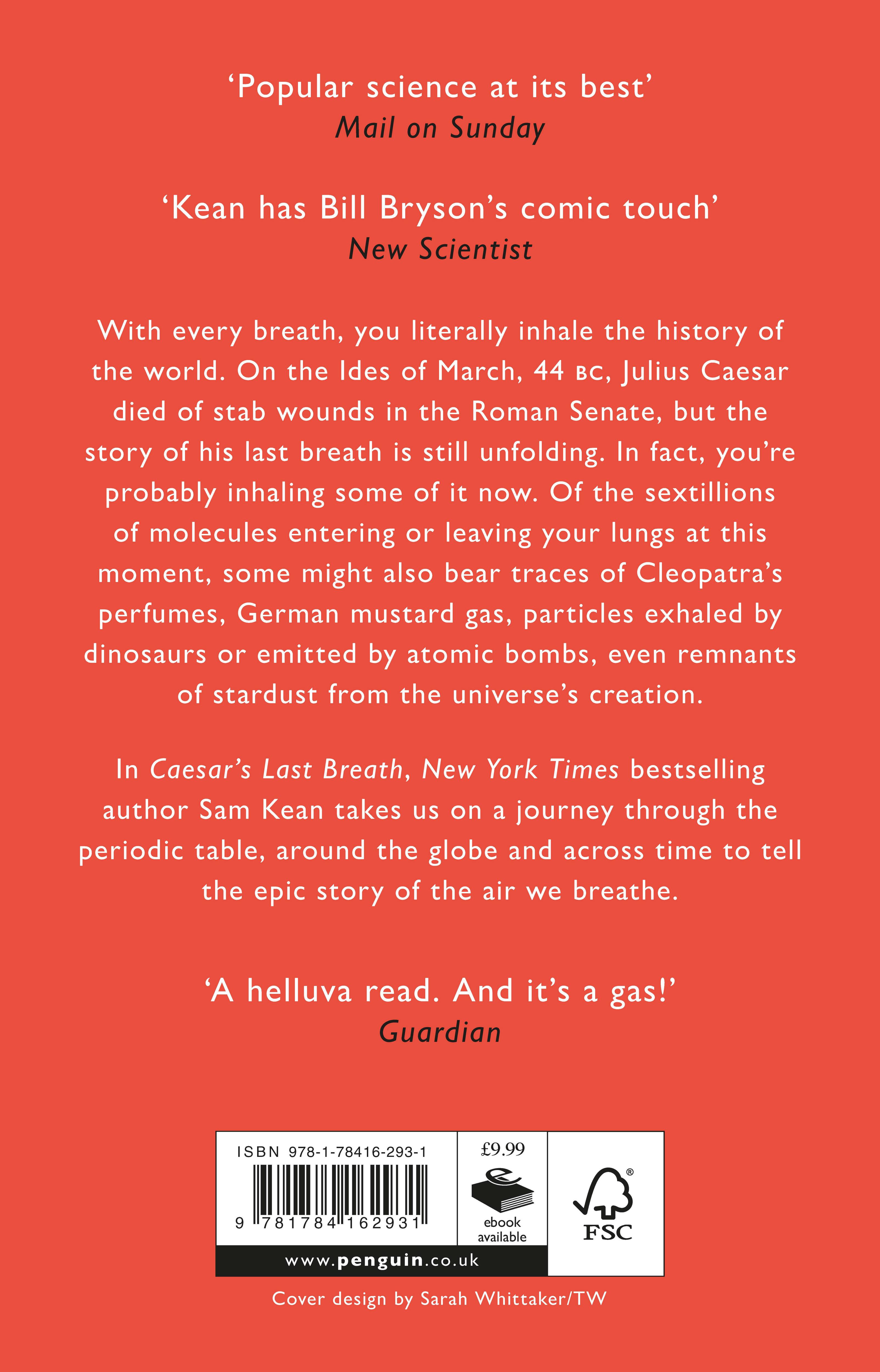 Rückseitencover Caesar's Last Breath