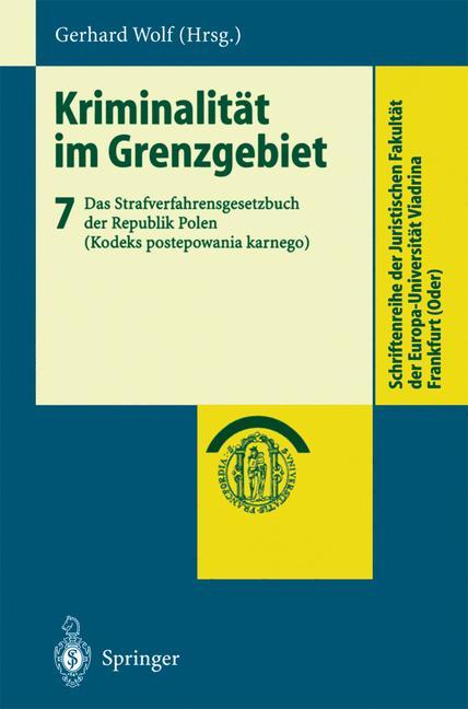 Vorderes Coverbild Kriminalität im Grenzgebiet