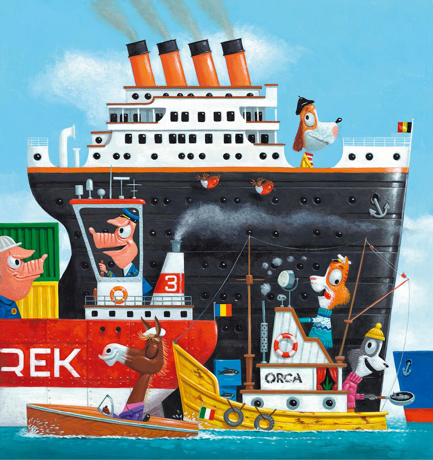 Beispielinhalt (Bild) Was Herr René so alles malt