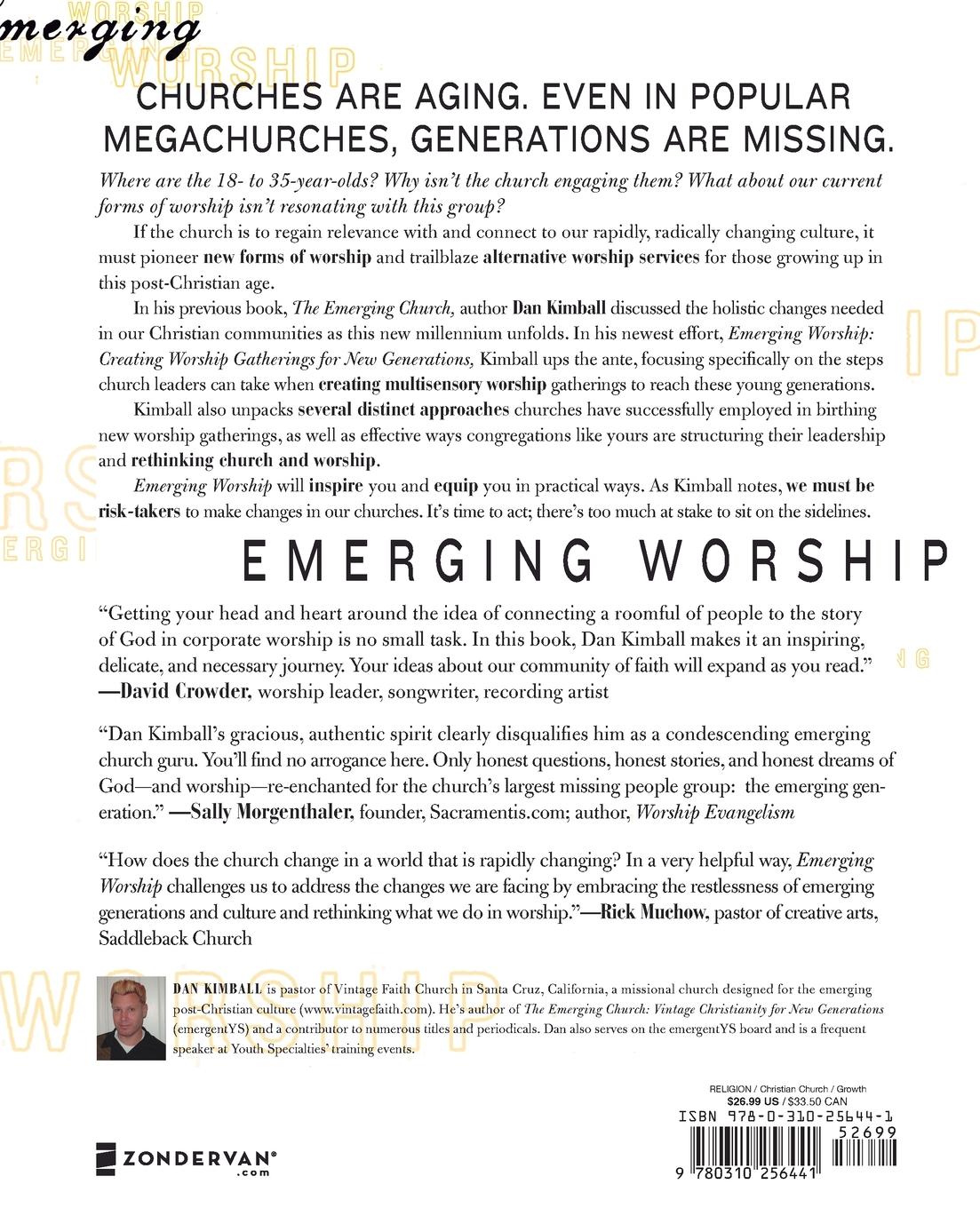 Rückseitencover Emerging Worship