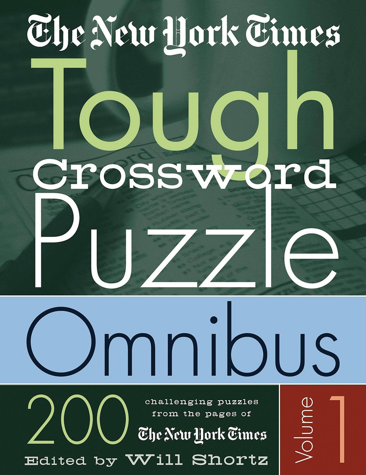 Vorderes Coverbild The New York Times Tough Crossword Puzzle Omnibus