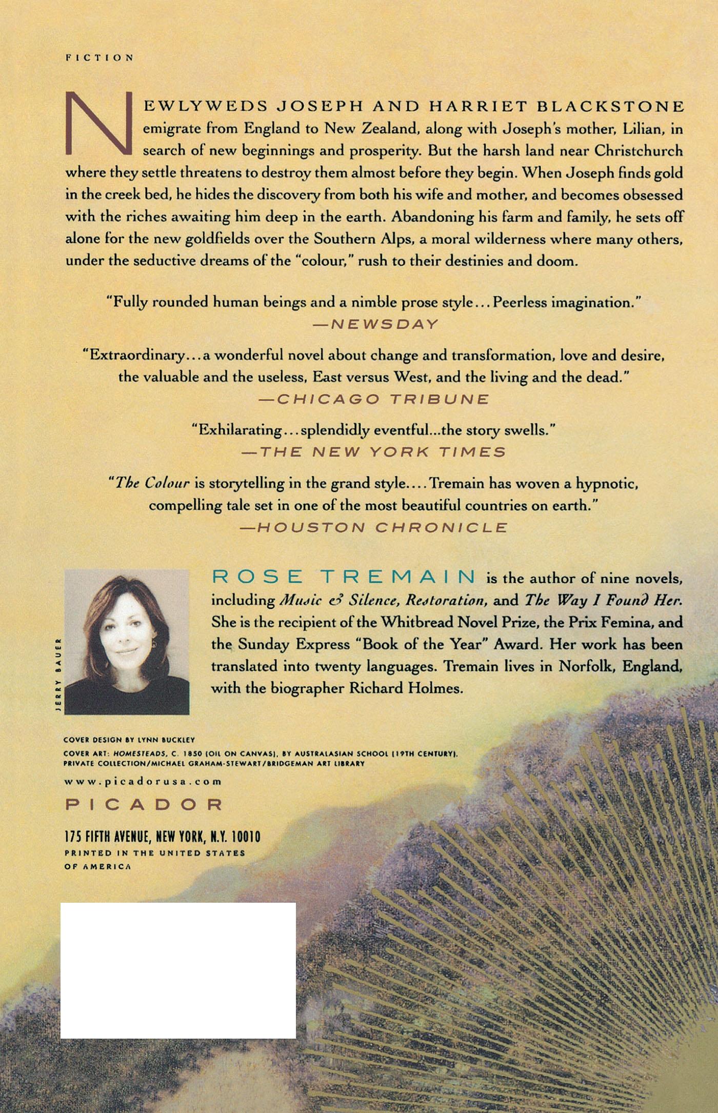 Rückseitencover The Colour