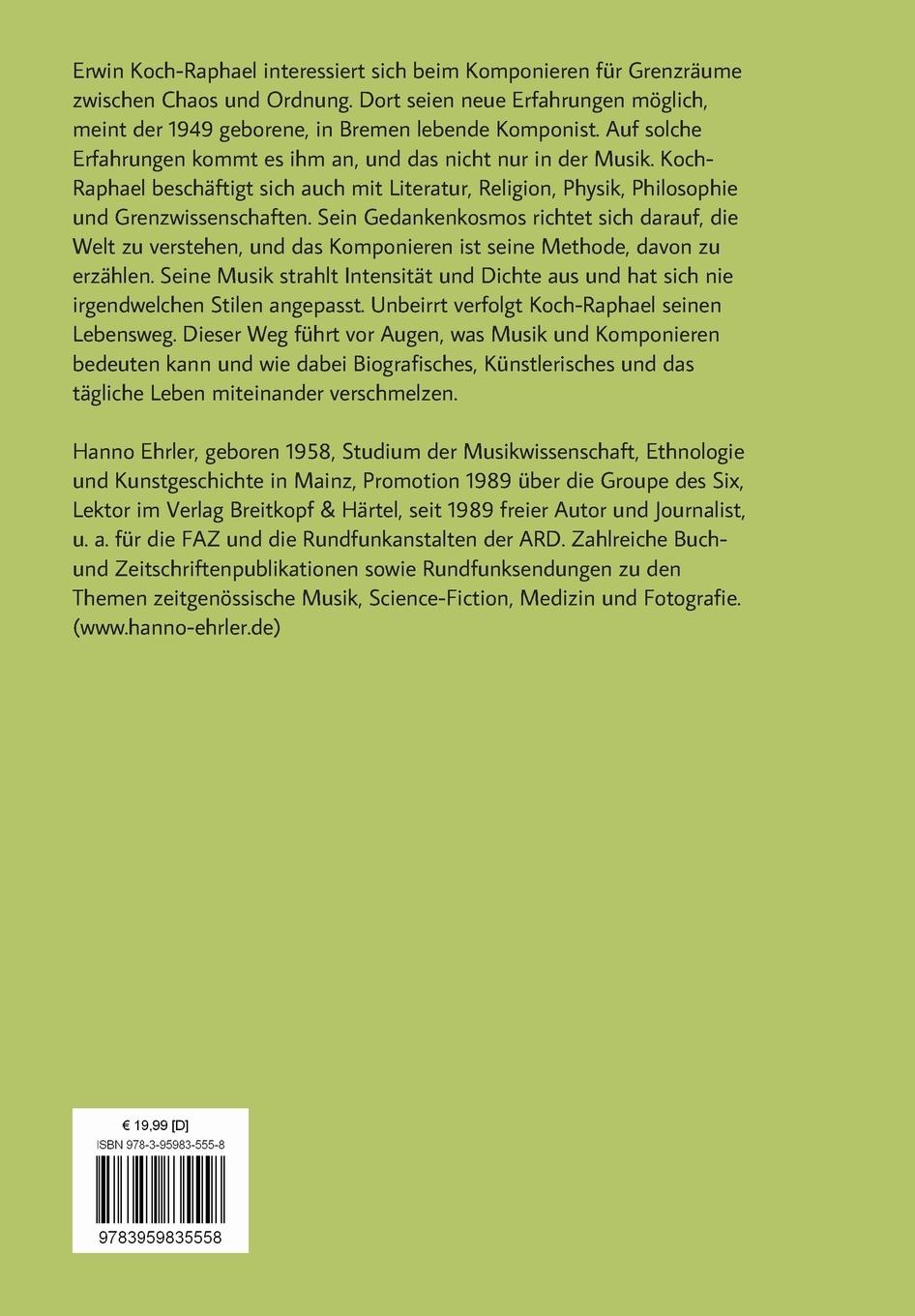 Rückseitencover Proportion und Poesie