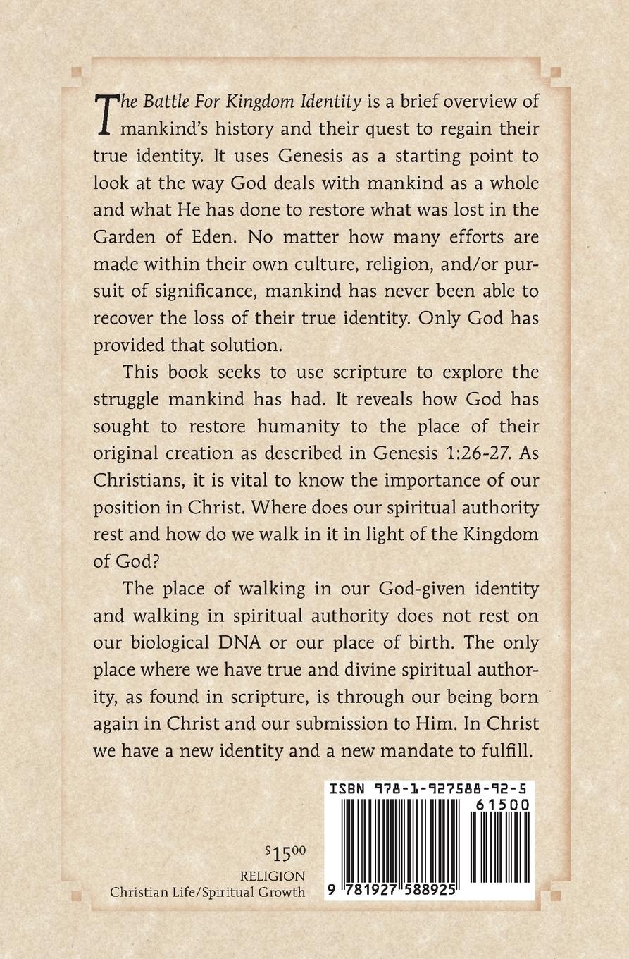 Rückseitencover The Battle for Kingdom Identity